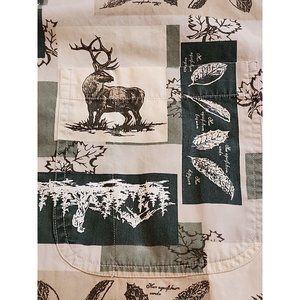 Authentic Outfitters Roundtree & Yorke Allover Print Hunting Ootdoors Sz. Large